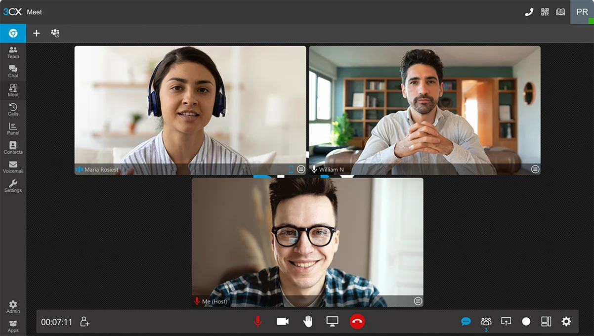 3CX Telefonie im Homeoffice und unterwegs über Notebook und Smartphone