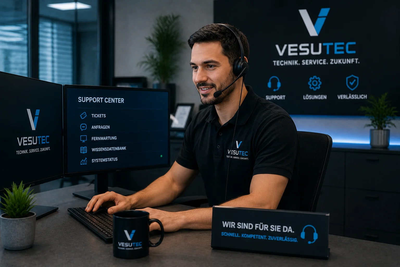 Persönlicher IT-Support für Unternehmen durch VESUTEC