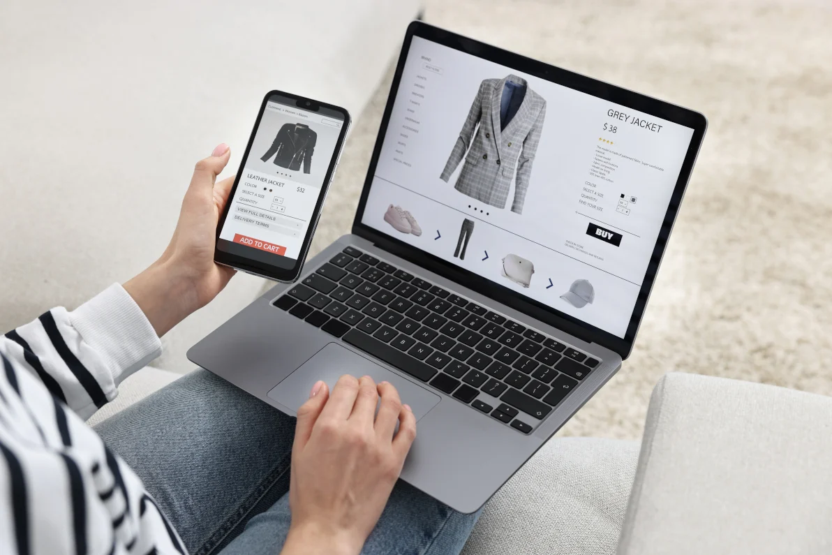Shopify-Onlineshop auf mehreren Geräten – VESUTEC Shopify Service