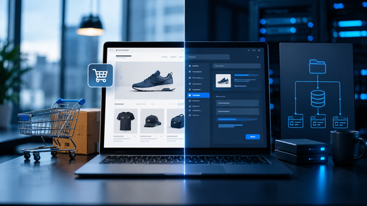Vergleich zwischen Shopify-Onlineshop und selbst betriebenem Shopsystem für Unternehmen