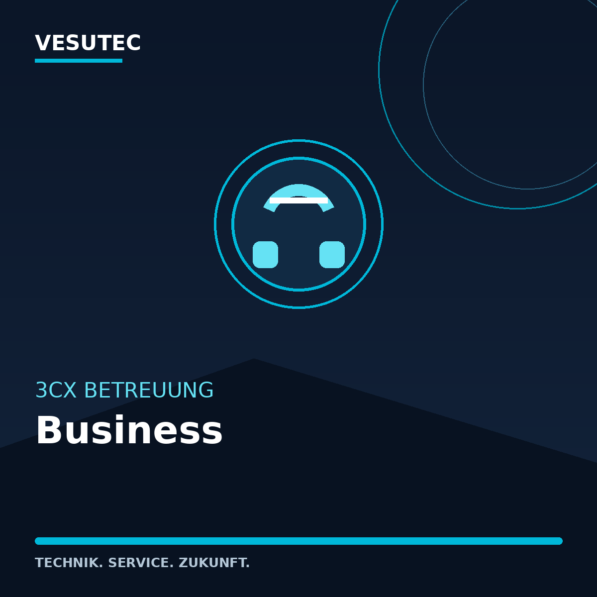 3CX Betreuung Business – VESUTEC Dienstleistung