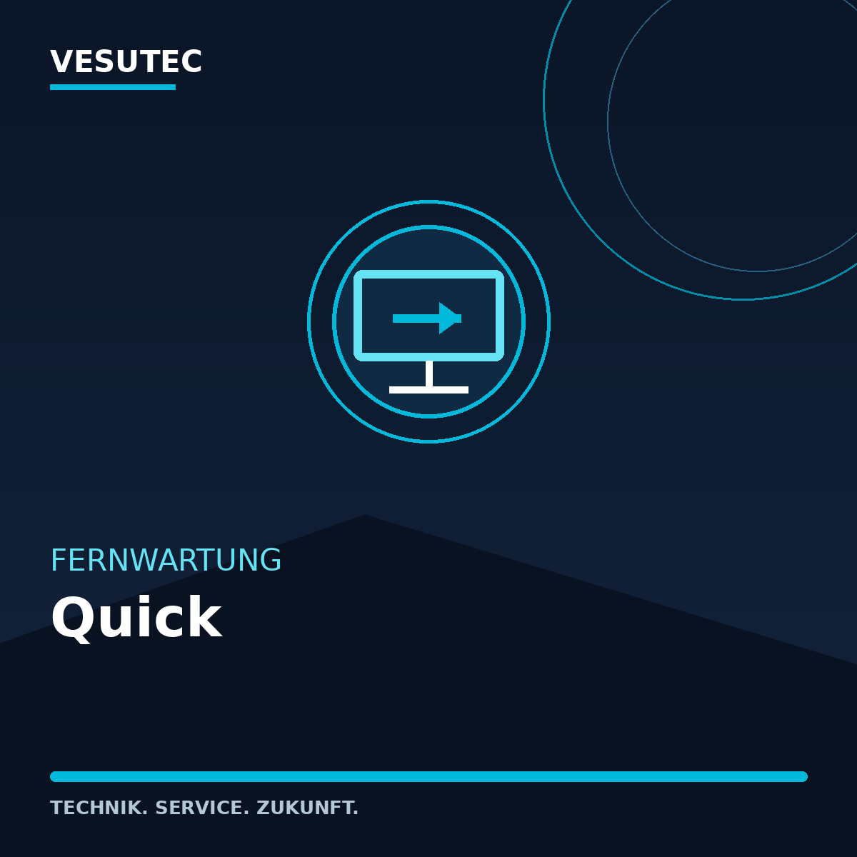 Fernwartung Quick – VESUTEC Dienstleistung
