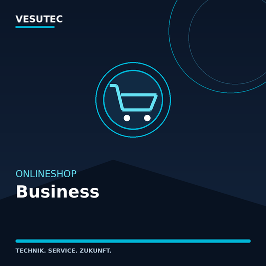 Onlineshop Business – VESUTEC Dienstleistung
