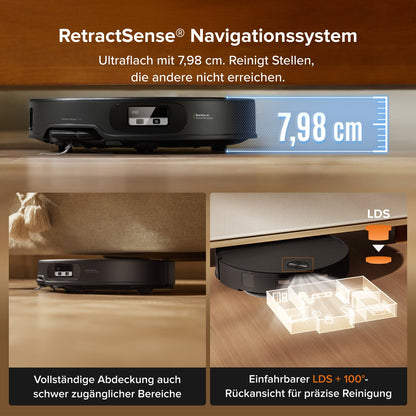Roborock Qrevo Edge 2 Saug- und Wischroboter mit 25000 Pa HyperForce Saugkraft