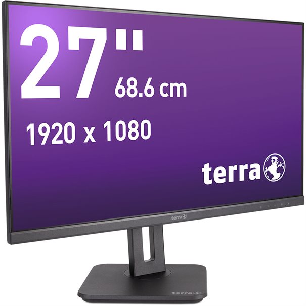 TERRA LCD LED 2748W PV V4 GREENLINE PLUS 27 Zoll IPS Full HD Monitor mit 144 Hz, USB-C und Pivotfunktion