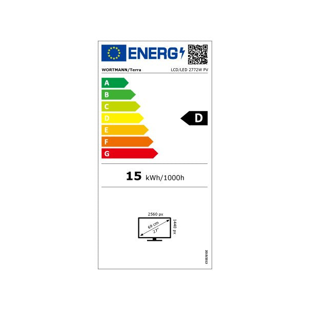 TERRA LCD LED 2772W PV 27 Zoll WQHD IPS Business Monitor mit USB-C HDMI und DisplayPort