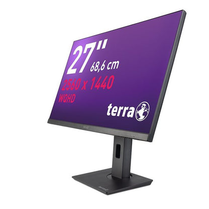 TERRA LCD/LED 2775W PV V3 GREENLINE PLUS – 27 Zoll WQHD IPS Business Monitor | USB-C 65W | RJ45 | Daisy Chain | USB-Hub