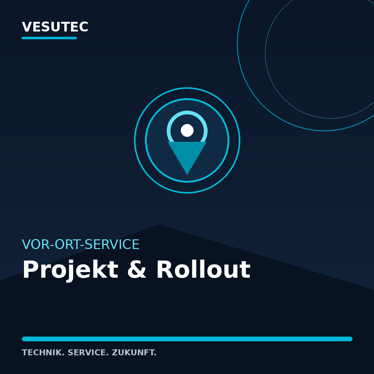 Vor-Ort Service Projekt & Rollout – VESUTEC Dienstleistung
